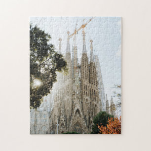 Sagrada Familia Barcelona Spain Basilica Landmark Jigsaw Puzzle