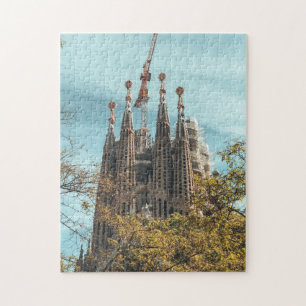 Sagrada Familia Barcelona Spain Basilica Landmark Jigsaw Puzzle