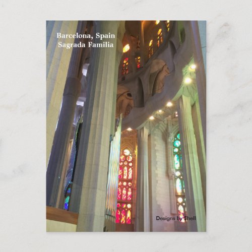 Sagrada Familia Barcelona Spain Postcard