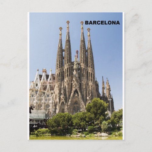 SAGRADA FAMILIA BARCELONA SPAIN StK Postcard
