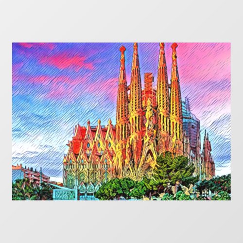 Sagrada Familia Barcelona Spain Wall Sticker