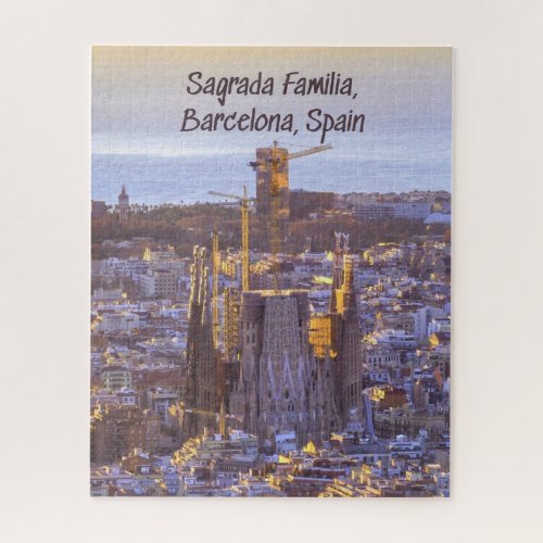Sagrada Familia Catholic Church Barcelona Spain Jigsaw Puzzle