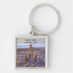 Sagrada Familia Catholic Church, Barcelona, Spain Keychain