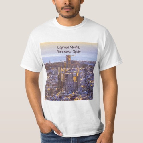 Sagrada Familia Catholic Church Barcelona Spain T_Shirt