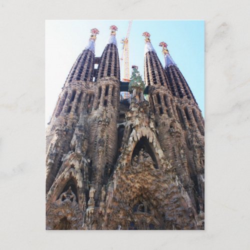 Sagrada Familia church Postcard