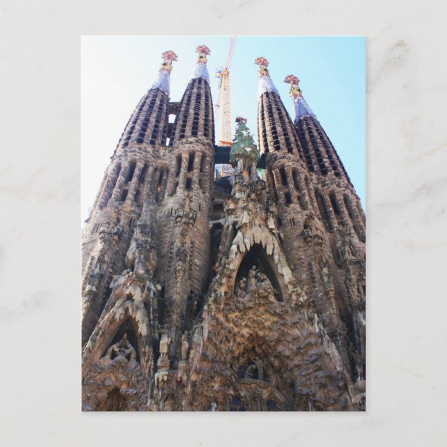 Sagrada Familia church Postcard (Front)
