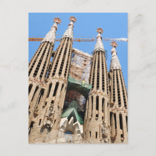 Sagrada Familia in Barcelona, Spain Postcard