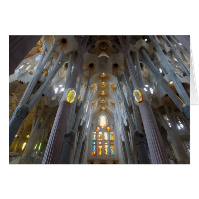 Sagrada Familia. Interior Cards (Front Horizontal)