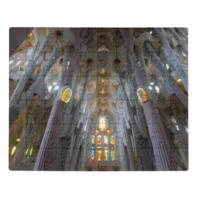 Sagrada Familia. Interior Jigsaw Puzzle (Puzzle Horizontal)