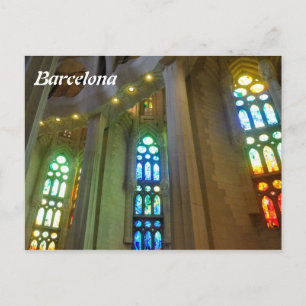 Sagrada Familia. Interior Postcard