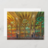 Sagrada Familia. Interior. View 19. Postcard (Front/Back)