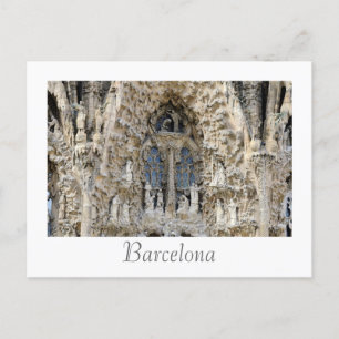 Sagrada Familia. Nativity facade. Postcard