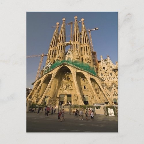 Sagrada Familia of Barcelona Postcard