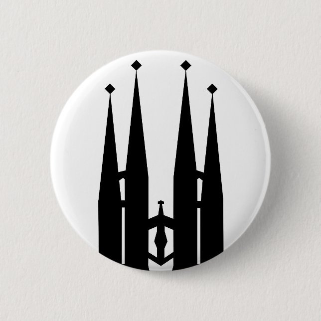 Sagrada Familia Pinback Button (Front)