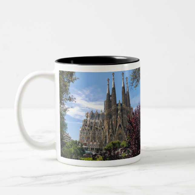 Sagrada Familia Two-Tone Coffee Mug (Left)