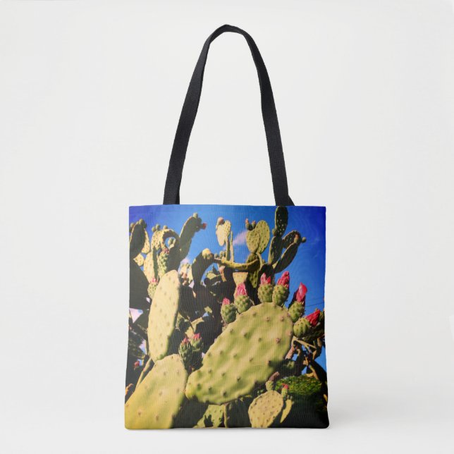 Saguaro Cacti, Cactus Plants  Tote Bag (Front)
