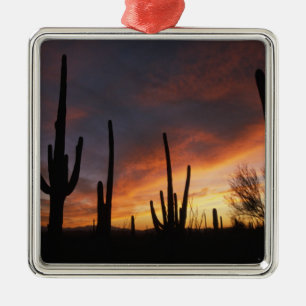 saguaro cacti, Carnegiea gigantea, after Metal Ornament
