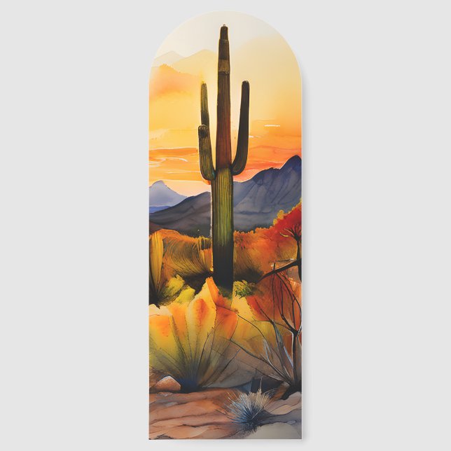 Saguaro Cactus at Sunrise Bookmarks (Front)