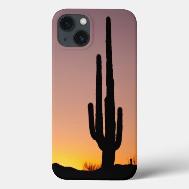 Saguaro Cactus at Sunset Case-Mate iPhone Case (Back)
