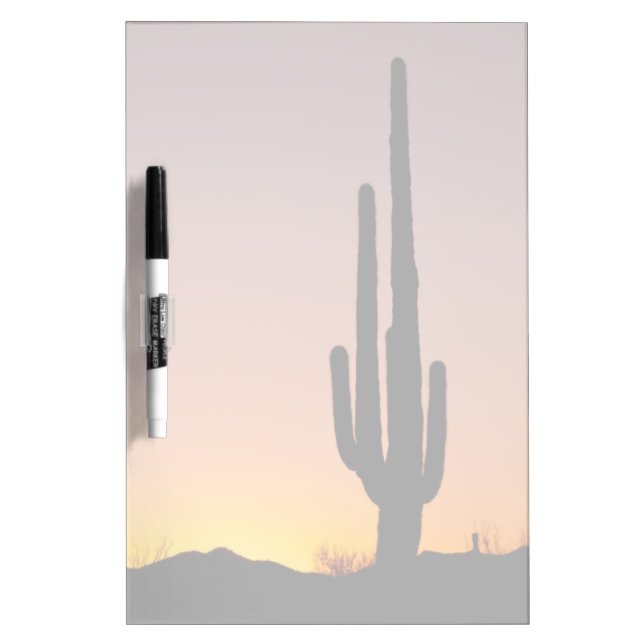 Saguaro Cactus at Sunset Dry-Erase Board (Front)
