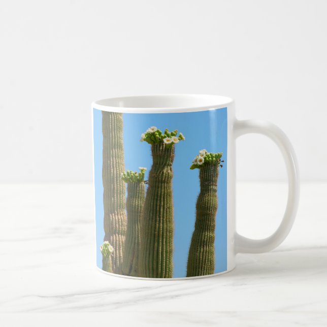 Saguaro Cactus Blossoms Coffee Mug (Right)