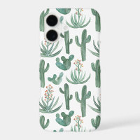 Saguaro Cactus Desert Aloe Watercolor