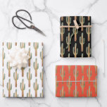 Saguaro Cactus Desert Plants Christmas Gift   Wrapping Paper Sheets<br><div class="desc">Check out this lovely gift wrap with a cactus pattern inspired by the saguaros of southern Arizona. You can find this pattern on many other items too like towels, gift labels, postcards and business cards. Be sure to check out the other colors and more of my patterns and let me...</div>