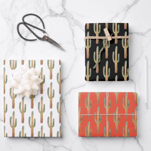 Saguaro Cactus Desert Plants Christmas Gift   Wrapping Paper Sheets