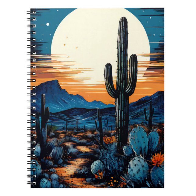 Saguaro Cactus Notebook Journal (Front)