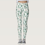 Saguaro Cactus Succulents Desert Watercolor Leggings<br><div class="desc">Hope you like this fun design. Customize it with your own text too. And check my shop for matching items like tshirts,  towels,  wrapping paper,  cards and more! If you'd like something custom please drop me a note. Thanks for checking out my designs!</div>
