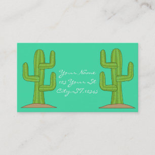 Saguaro Cactus Thunder_Cove Business Card