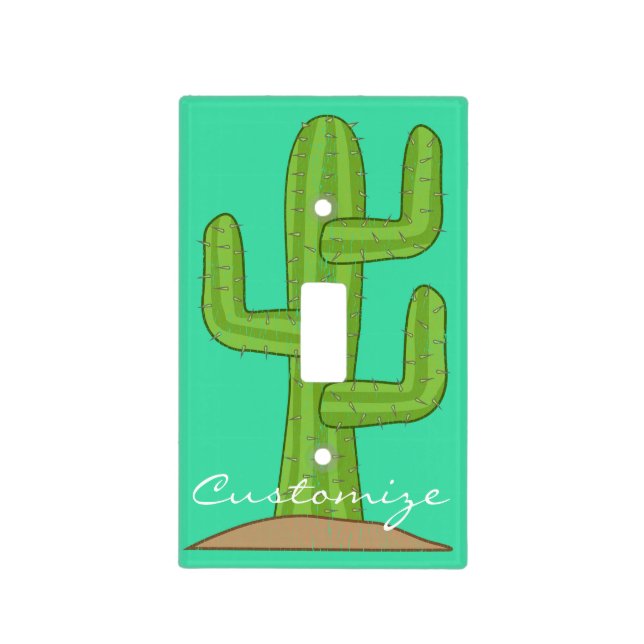 Saguaro Cactus Thunder_Cove Light Switch Cover (Front)