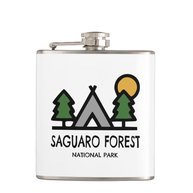 Saguaro Forest National Park Flask (Front)