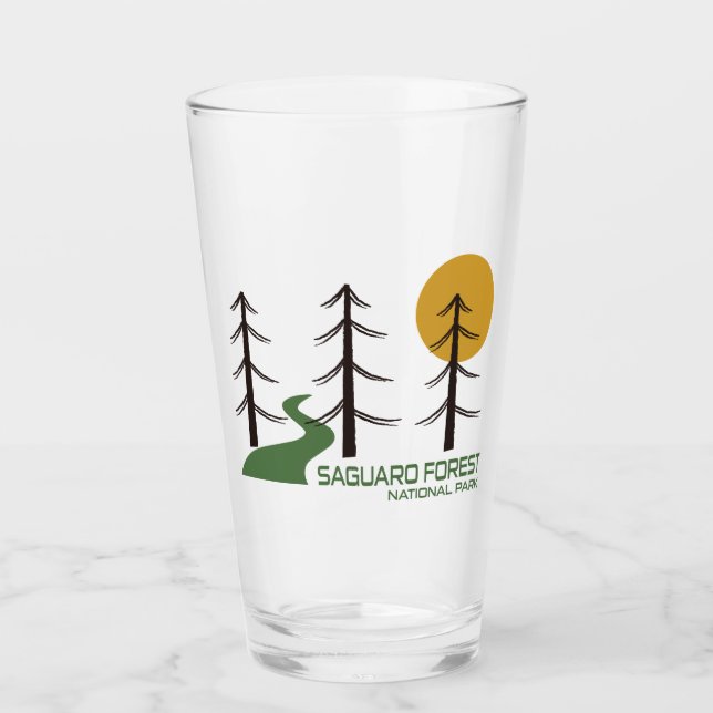 Saguaro Forest National Park Trail Glass (Front)