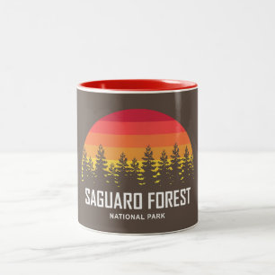 Saguaro Forest National Park Two-Tone Coffee Mug