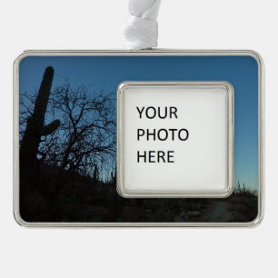 Saguaro Morning at Saguaro National Park Christmas Ornament