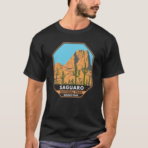 Saguaro National Park Arizona Beehive Peak Vintage T_Shirt