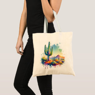 Saguaro National Park Arizona Giant Cactus Tote Bag