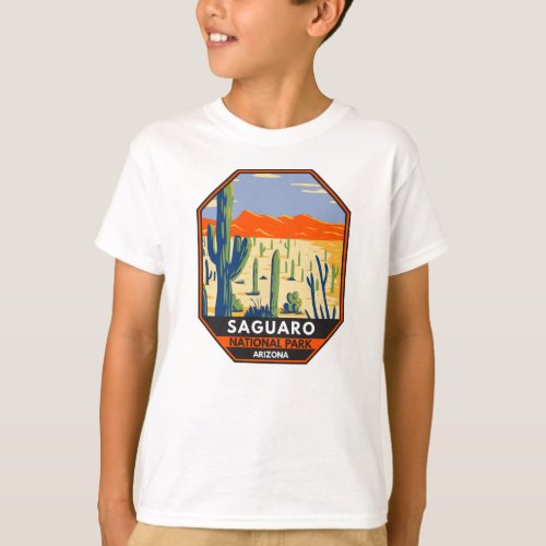 Saguaro National Park Arizona Giant Cactus Vintage T_Shirt