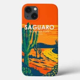 Saguaro National Park Arizona Vintage  iPhone 13 Case