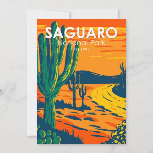 Saguaro National Park Arizona Vintage 