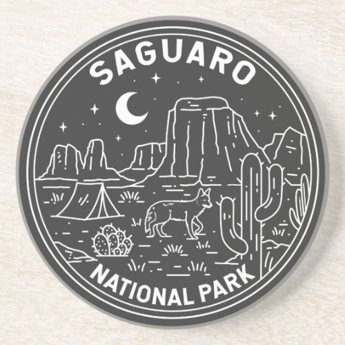 Saguaro National Park Arizona Vintage Monoline Coaster
