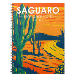 Saguaro National Park Arizona Vintage Notebook