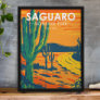 Saguaro National Park Arizona Vintage Poster