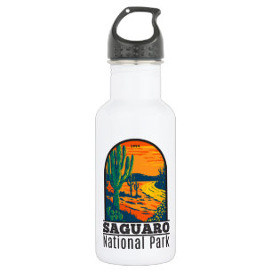 Saguaro National Park Arizona Vintage Stainless Steel Water Bottle