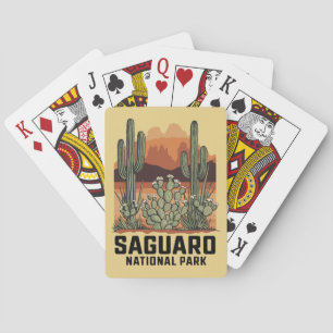 Saguaro National Park Cactus Poker Cards