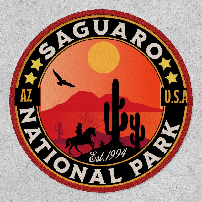 Saguaro National Park Desert Landscape Patch (Front)