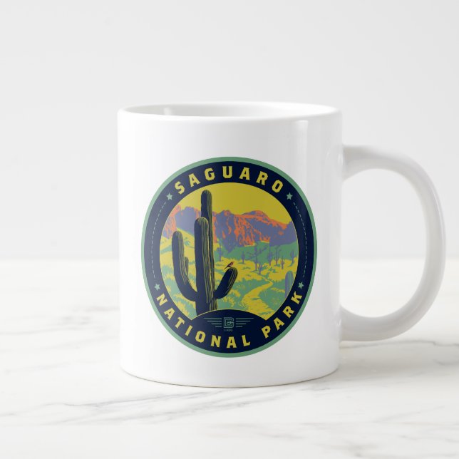 Saguaro National Park Giant Coffee Mug (Right)