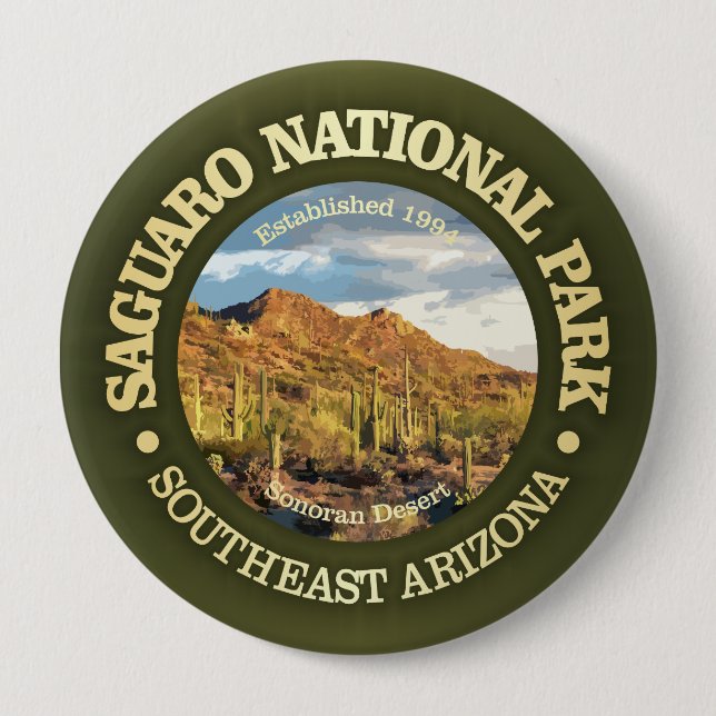 Saguaro National Park (NP2) Button (Front)