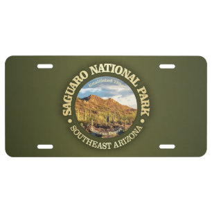 Saguaro National Park (NP2) License Plate